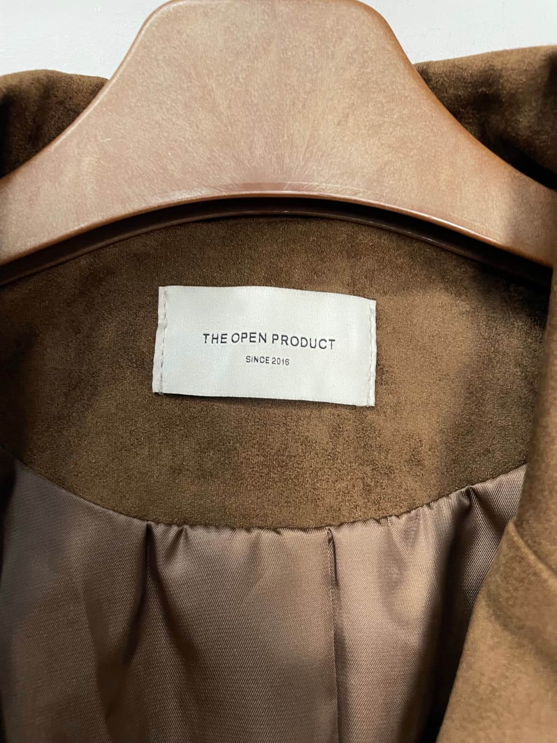더오픈프로덕트 브라운 스웨이드 자켓 H1273 상품이미지5