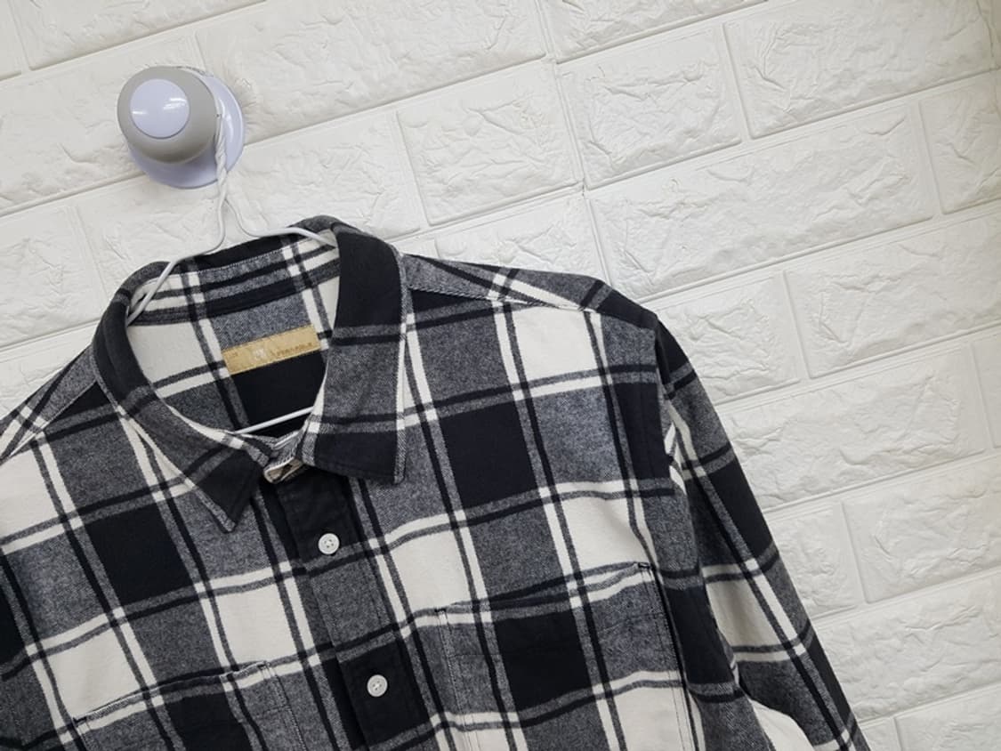 빈폴 체크 남방 남성105 상품이미지2