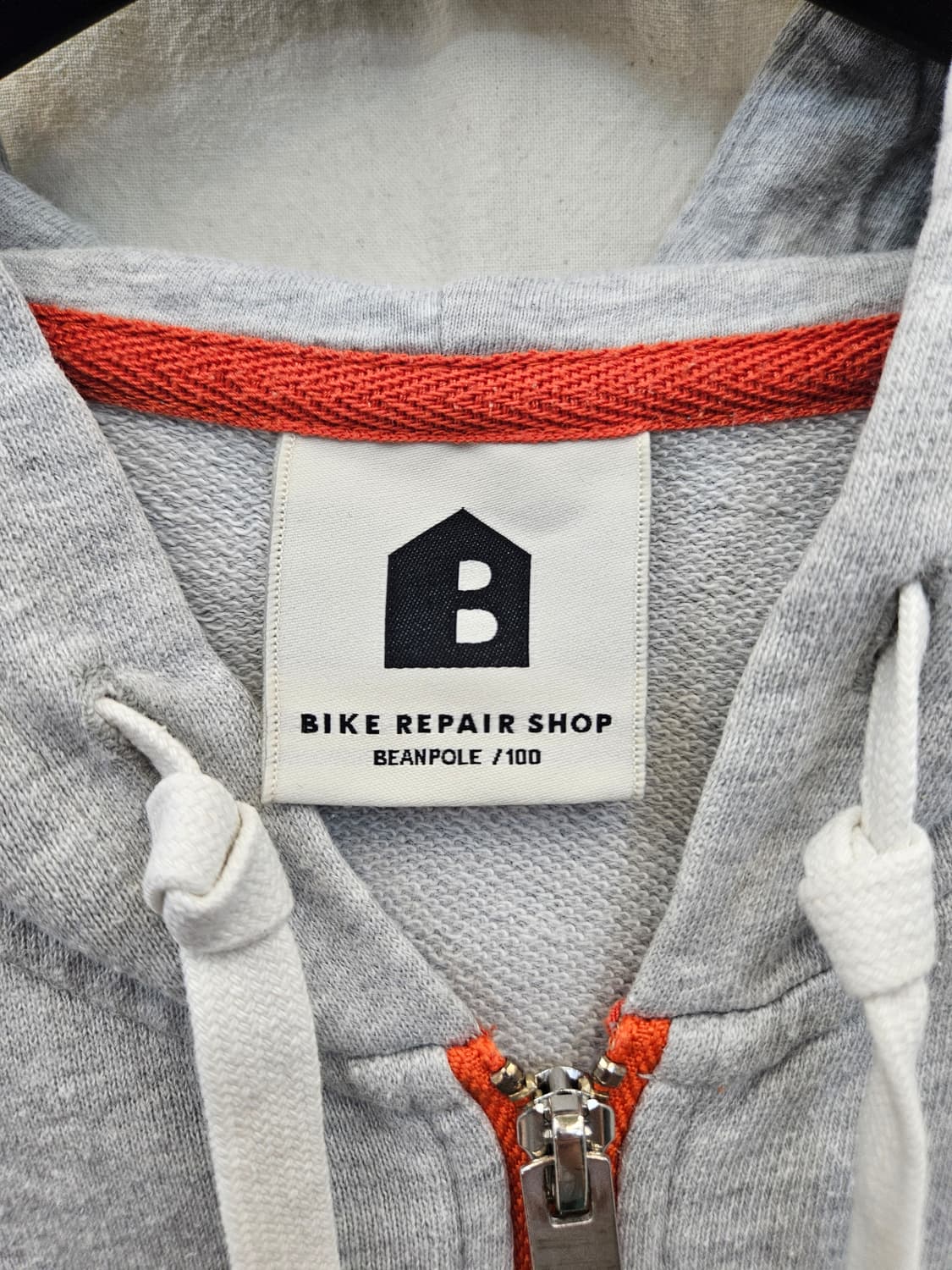 빈폴 Bike Repair Shop 그레이 후드집업 상품이미지3
