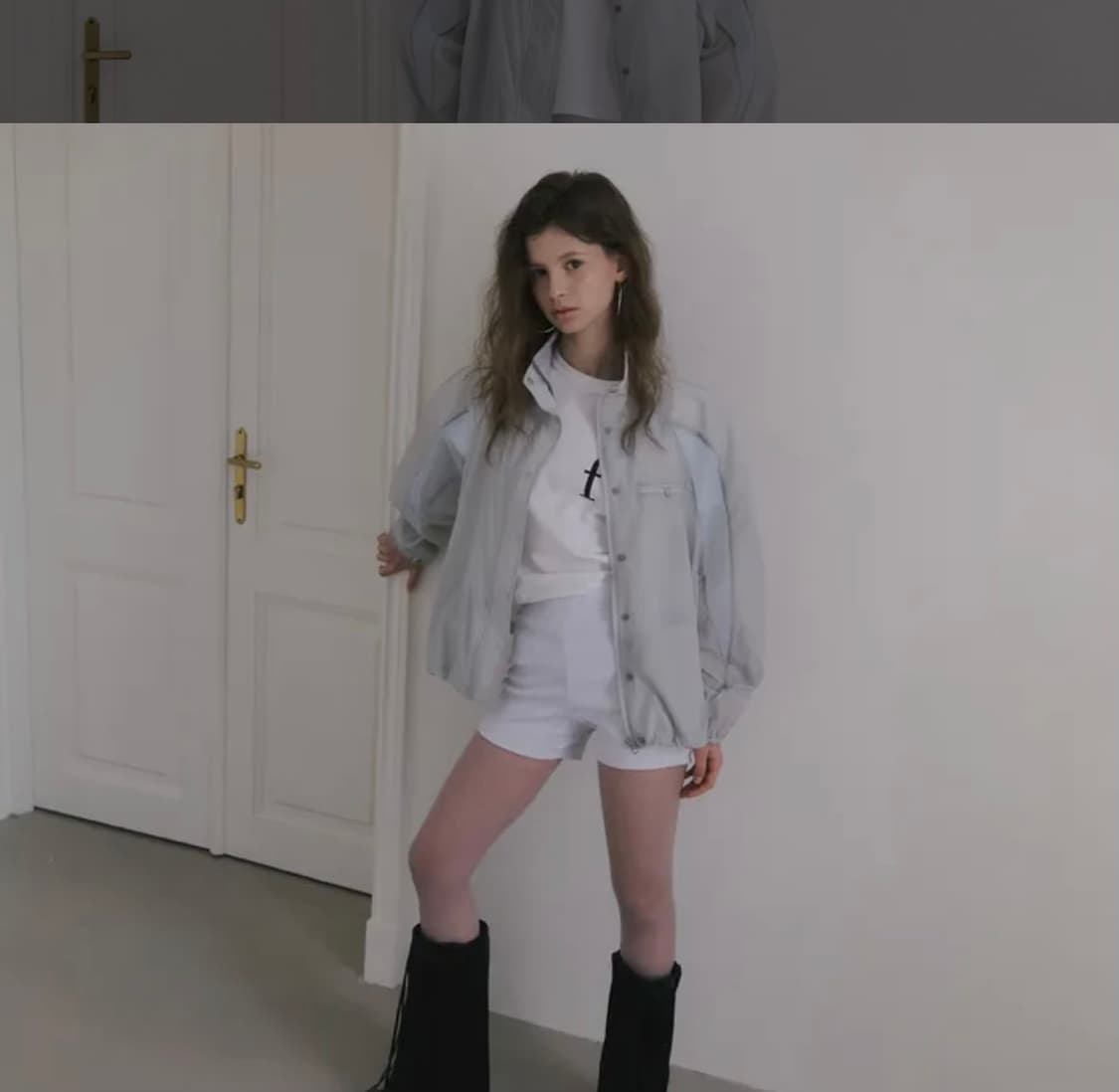 오버듀플레어 나일론 블루종 블루 상품이미지2