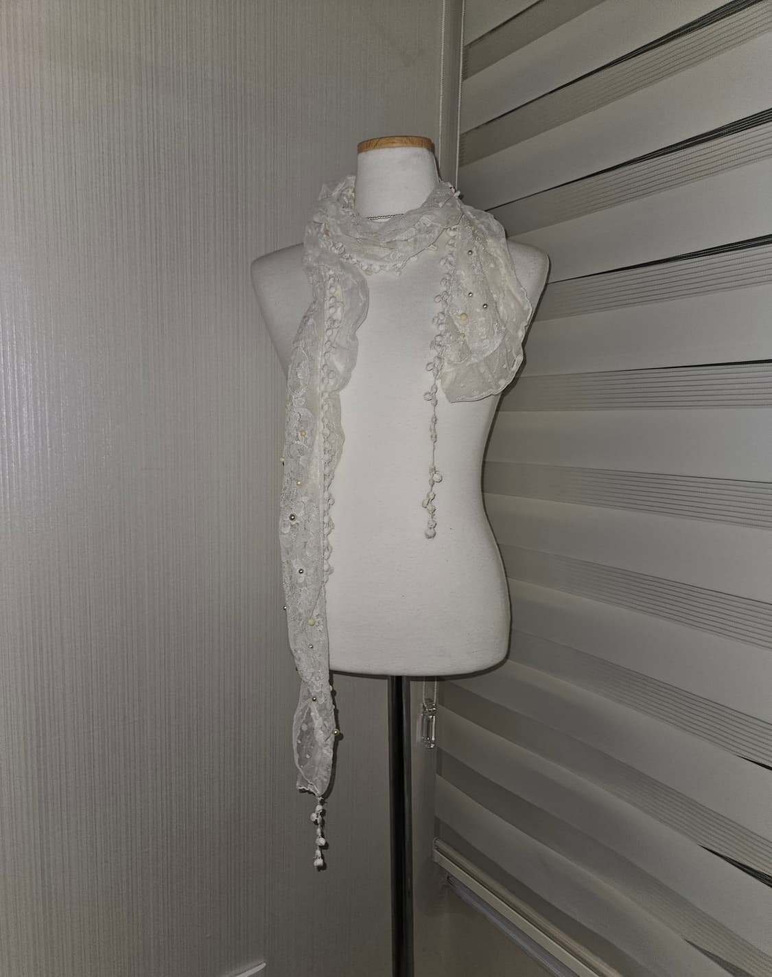 빈티지 레이스 머플러 상품이미지1