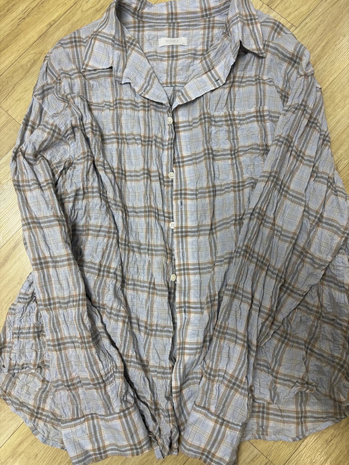 모마디자인 크링클 셔츠 상품이미지3