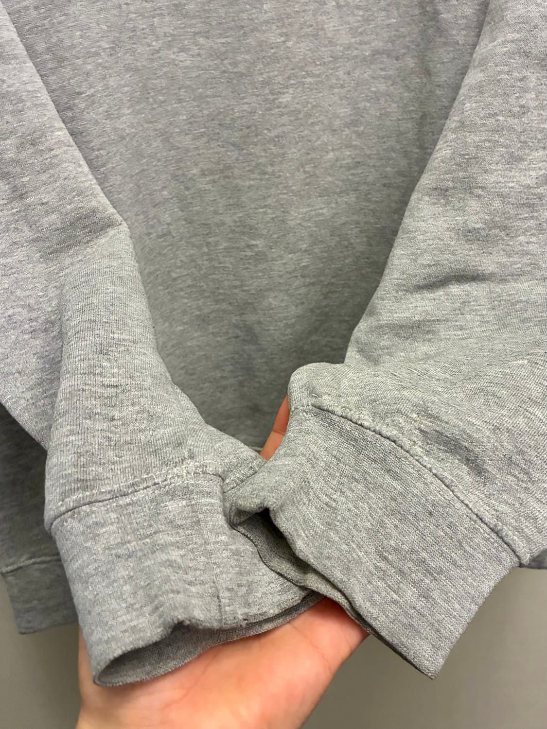 (M)Stussy 스투시 베이직 헤비코튼 리버스위브 맨투맨 스웻셔츠 상품이미지5