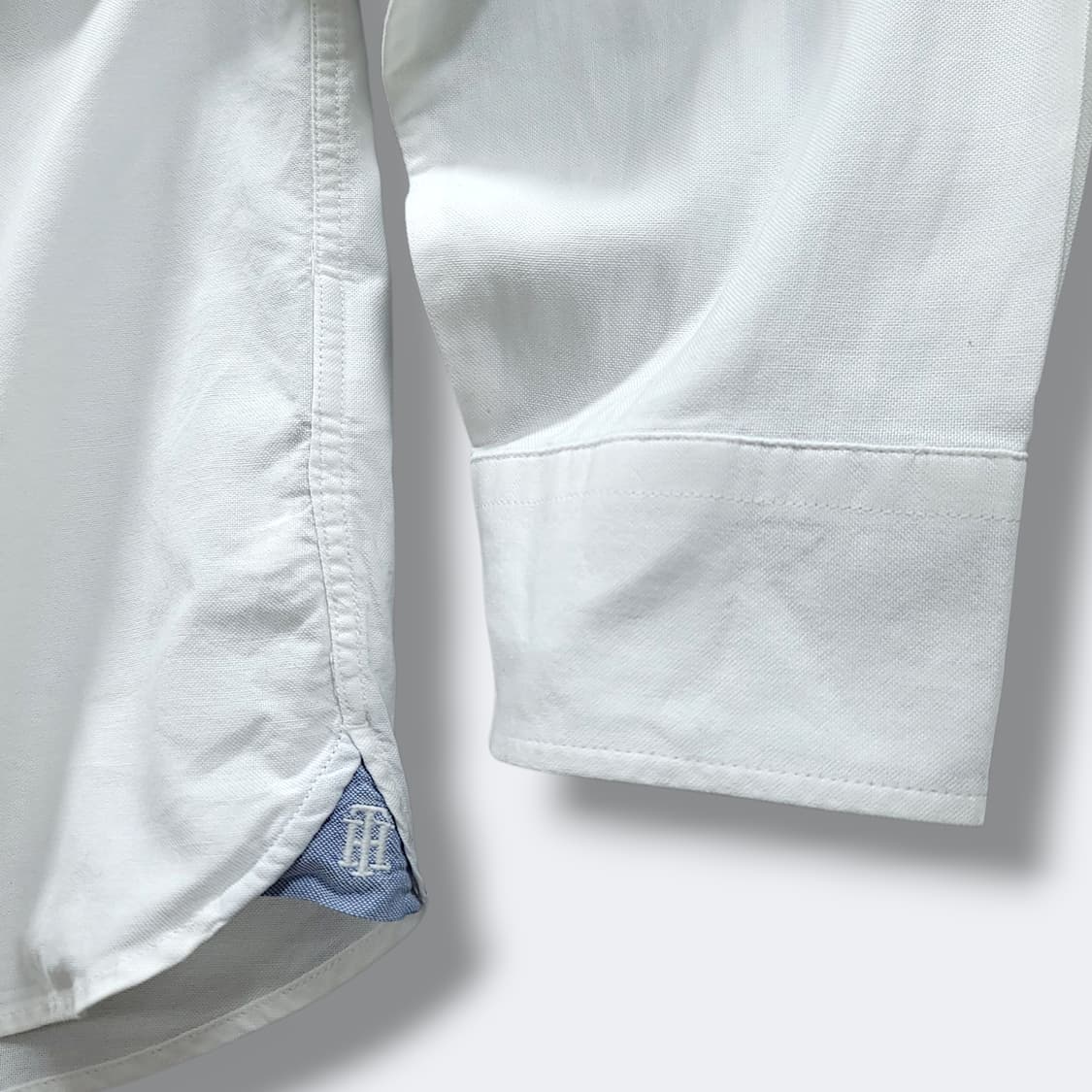 [2XL] 타미힐피거 화이트 코튼 뉴욕핏 긴팔셔츠 상품이미지6
