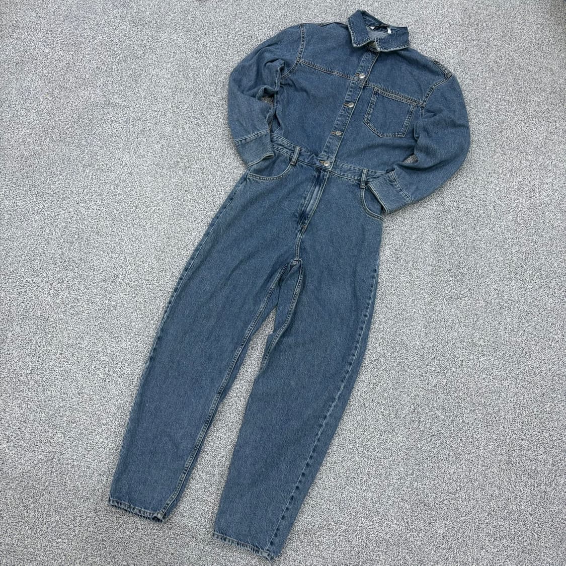 실측확인 자라 데님 점프수트 0406J 상품이미지1