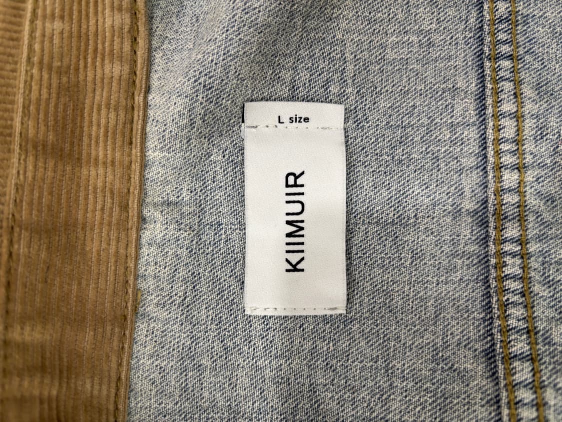 키뮤어 데님 워크 자켓 1회착 상품이미지3