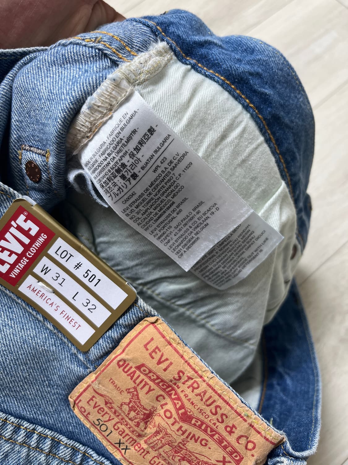 리바이스빈티지클로딩 LVC55501-0058 런어웨이 31X32 새제품 상품이미지6