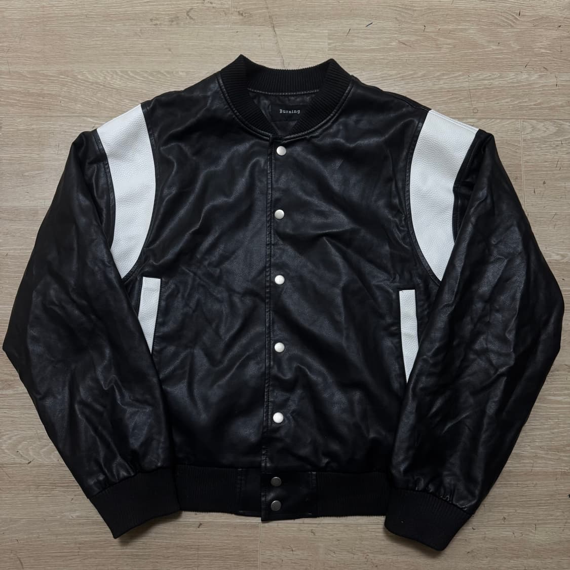 버닝 테디 가죽 자켓 상품이미지1
