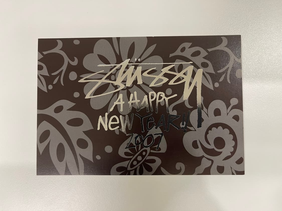 스투시 해피 뉴 이어 시즌 한정판 아트 포토 2007 STUSSY 상품이미지2