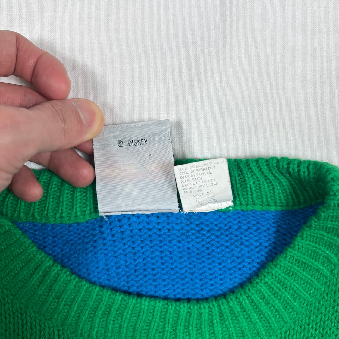 90‘s 디즈니 미키마우스 카툰 니트 상품이미지7