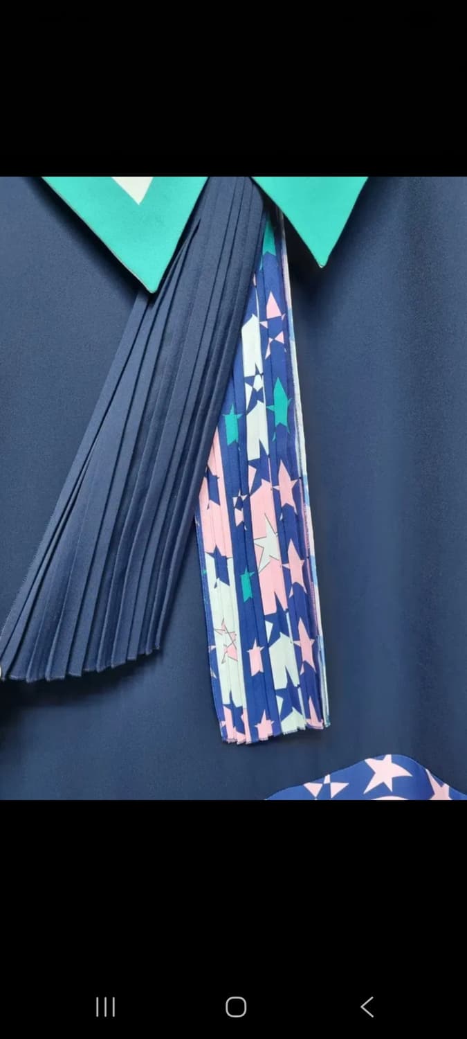 럭키슈에뜨 원피스 (네이비) 상품이미지4