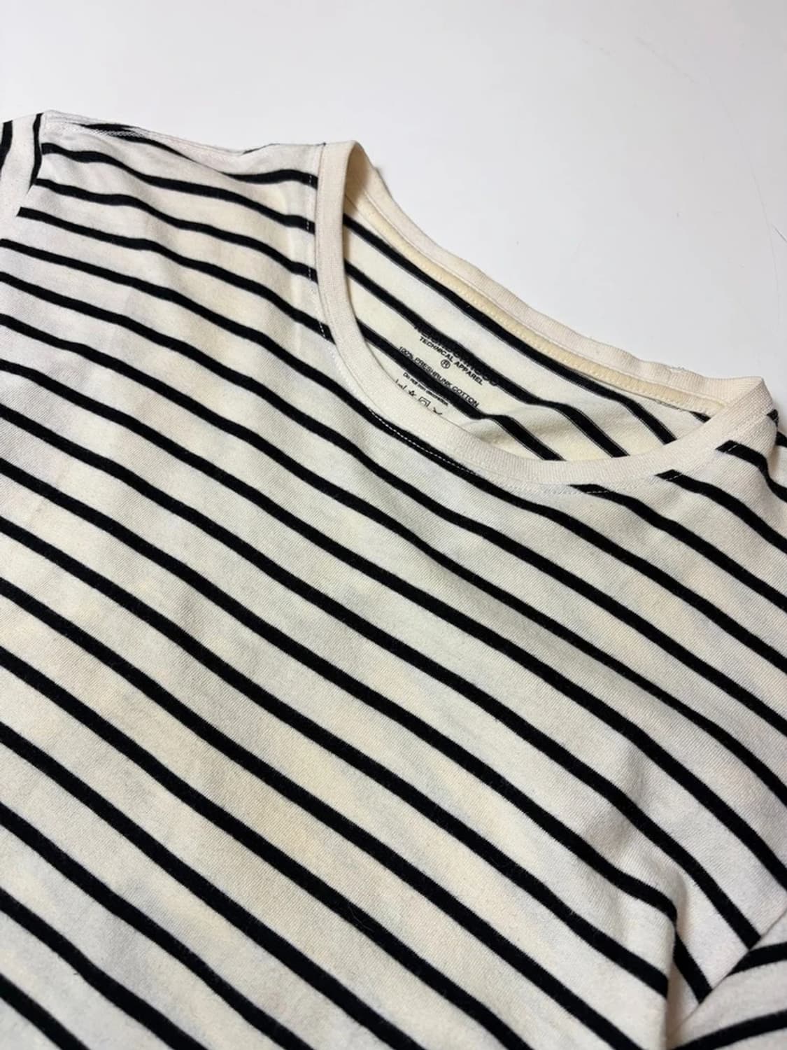 네이버후드 스트라이프 반팔 티셔츠 PN9207 상품이미지2