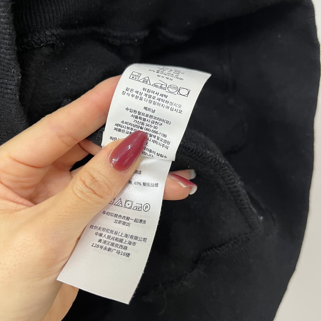 폴로 랄프로렌 신형 화이트 포니 블랙 후드티 상품이미지6