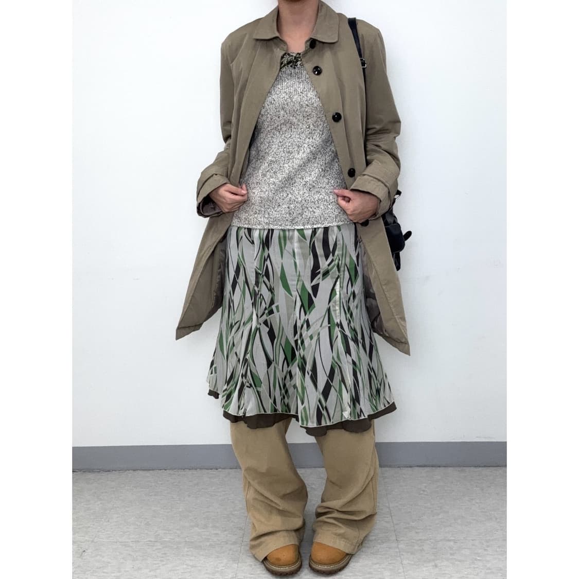 빈티지 브라운 코트 점퍼 상품이미지4