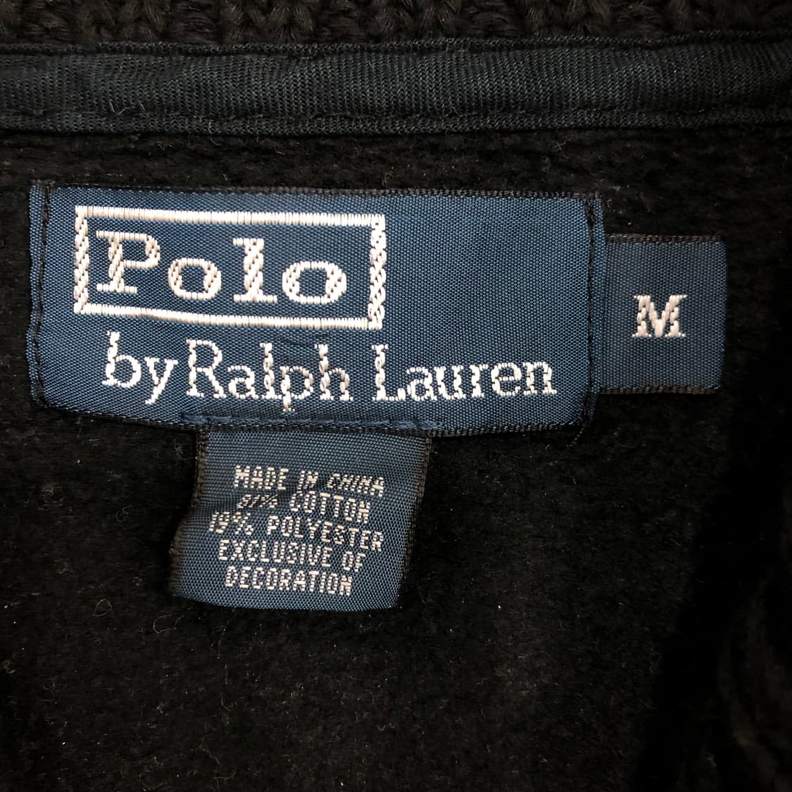 폴로 랄프로렌 빅포니 스티치 엘보우 패치 숄카라 니트 상품이미지5