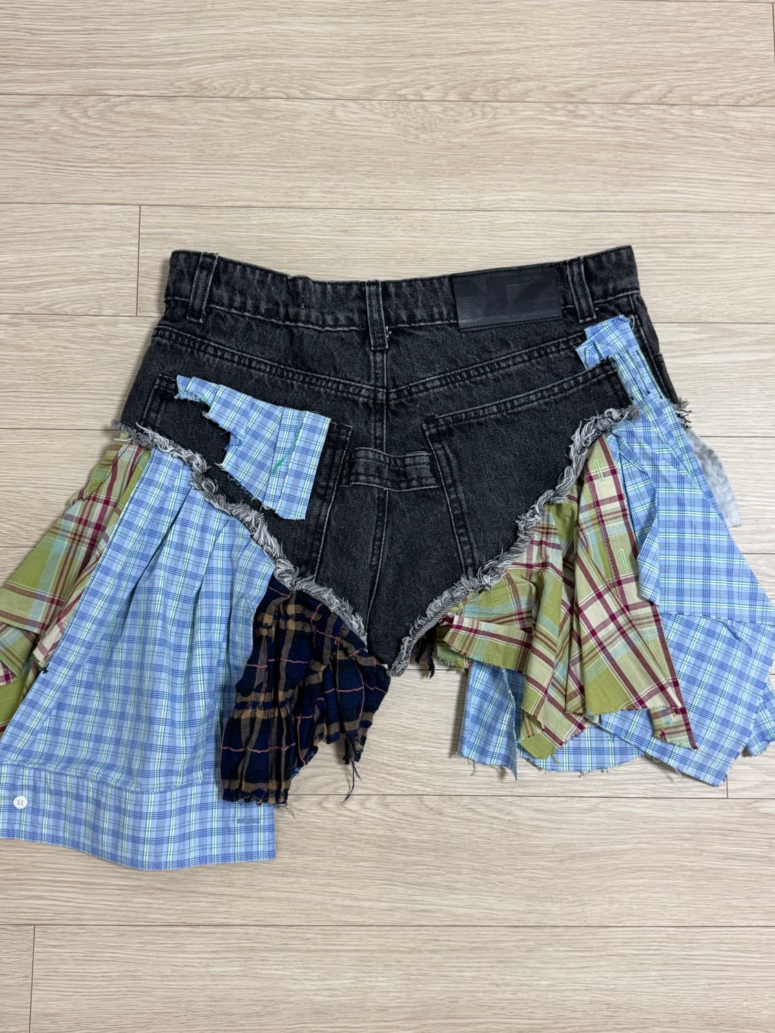 [M] 나타샤 진코(Natasha Zinco) 데님 패치워크 반바지 상품이미지4