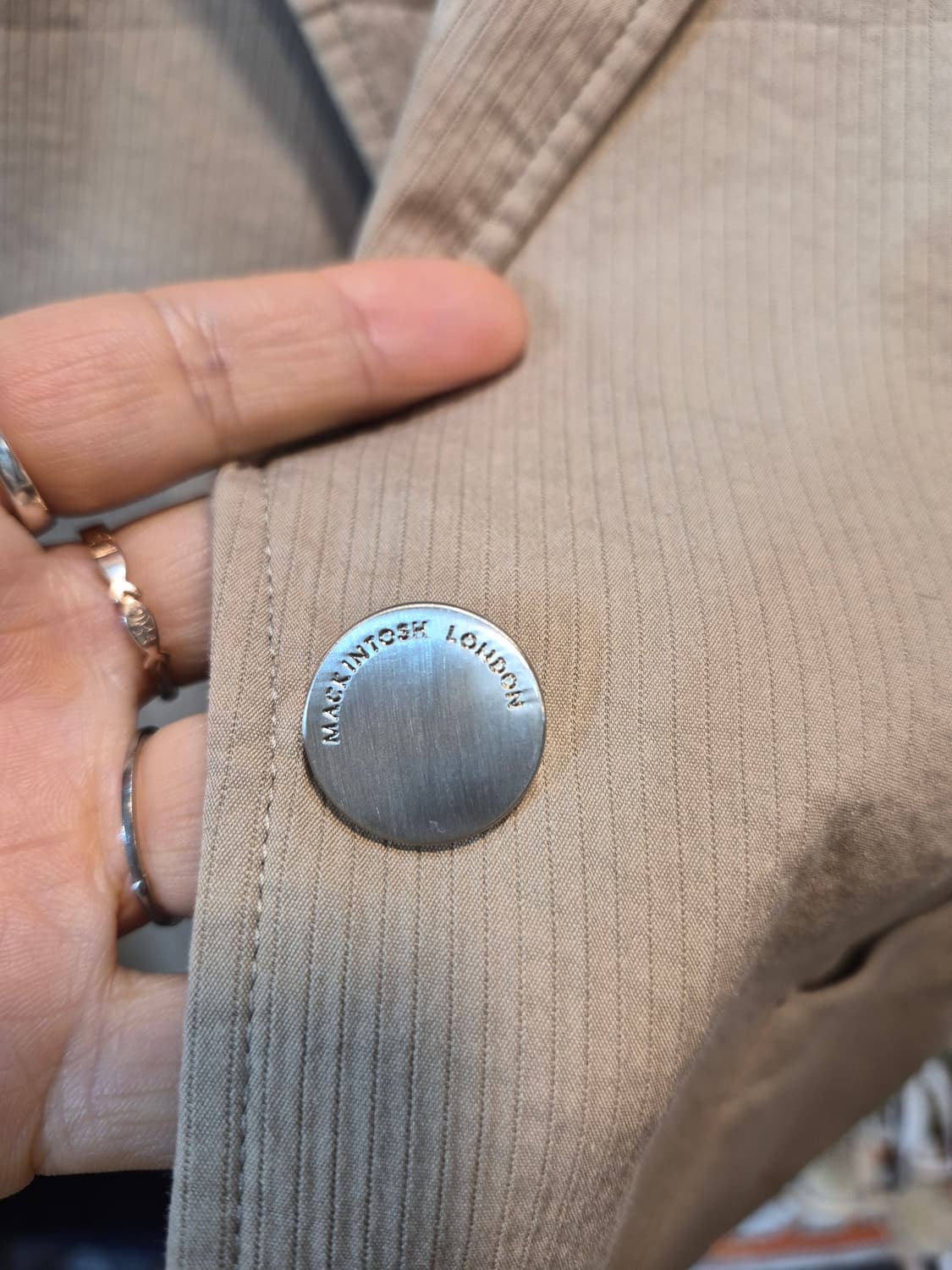 매켄토시 베이지 블레이저 자켓 상품이미지6