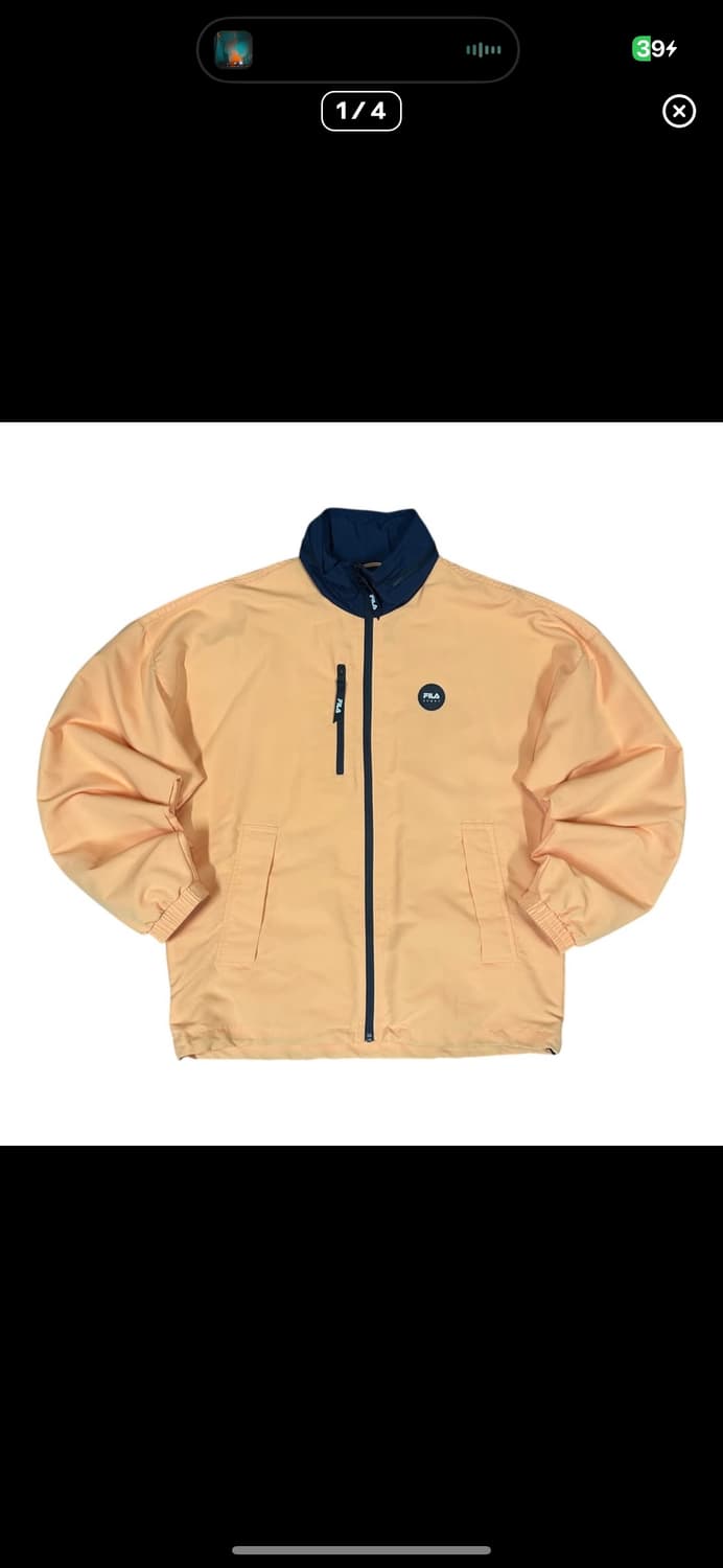 (바배) 휠라 루즈핏 헤리티지 바람막이  상품이미지1