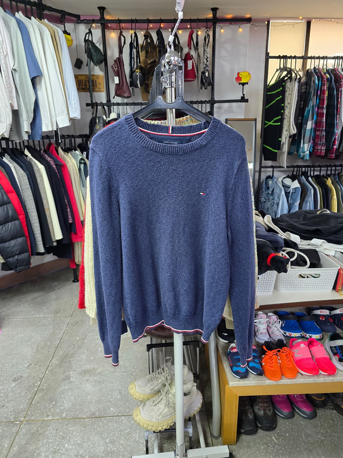 타미힐피거 네이비 니트 스웨터 (1263) 상품이미지1