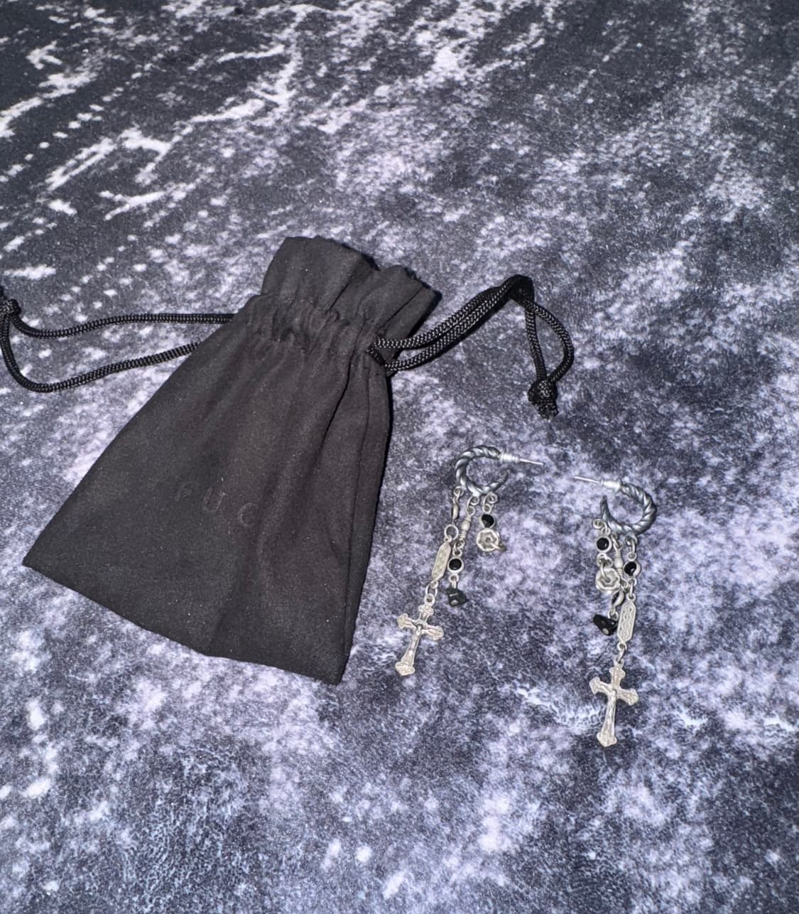 Fuga Archive Cross Layered Piercing 상품이미지4