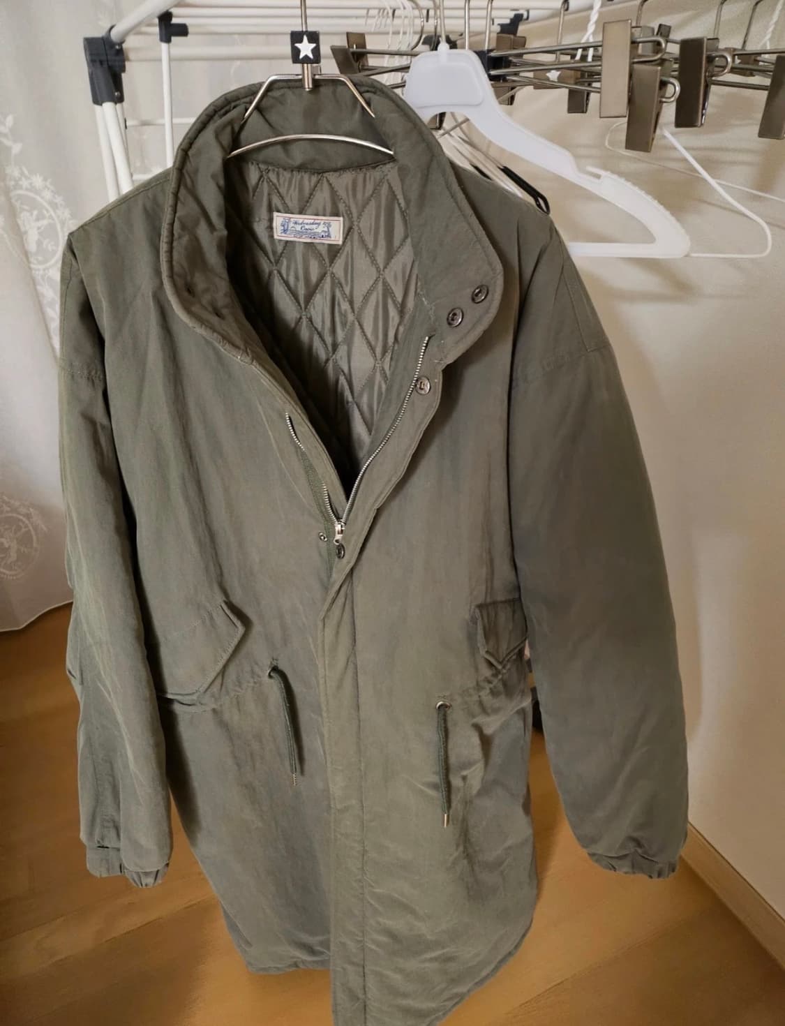 웬즈데이 오아시스 피쉬테일 야상 패딩 코트 M-65 상품이미지5