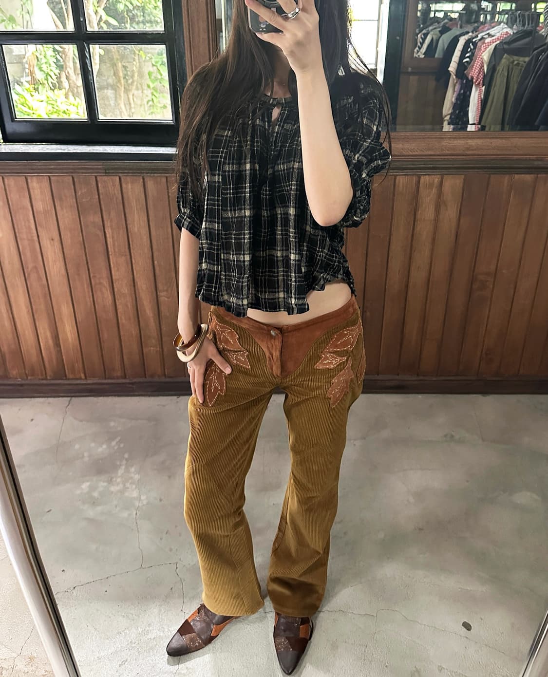 D&G leaf corduroy pants 상품이미지2