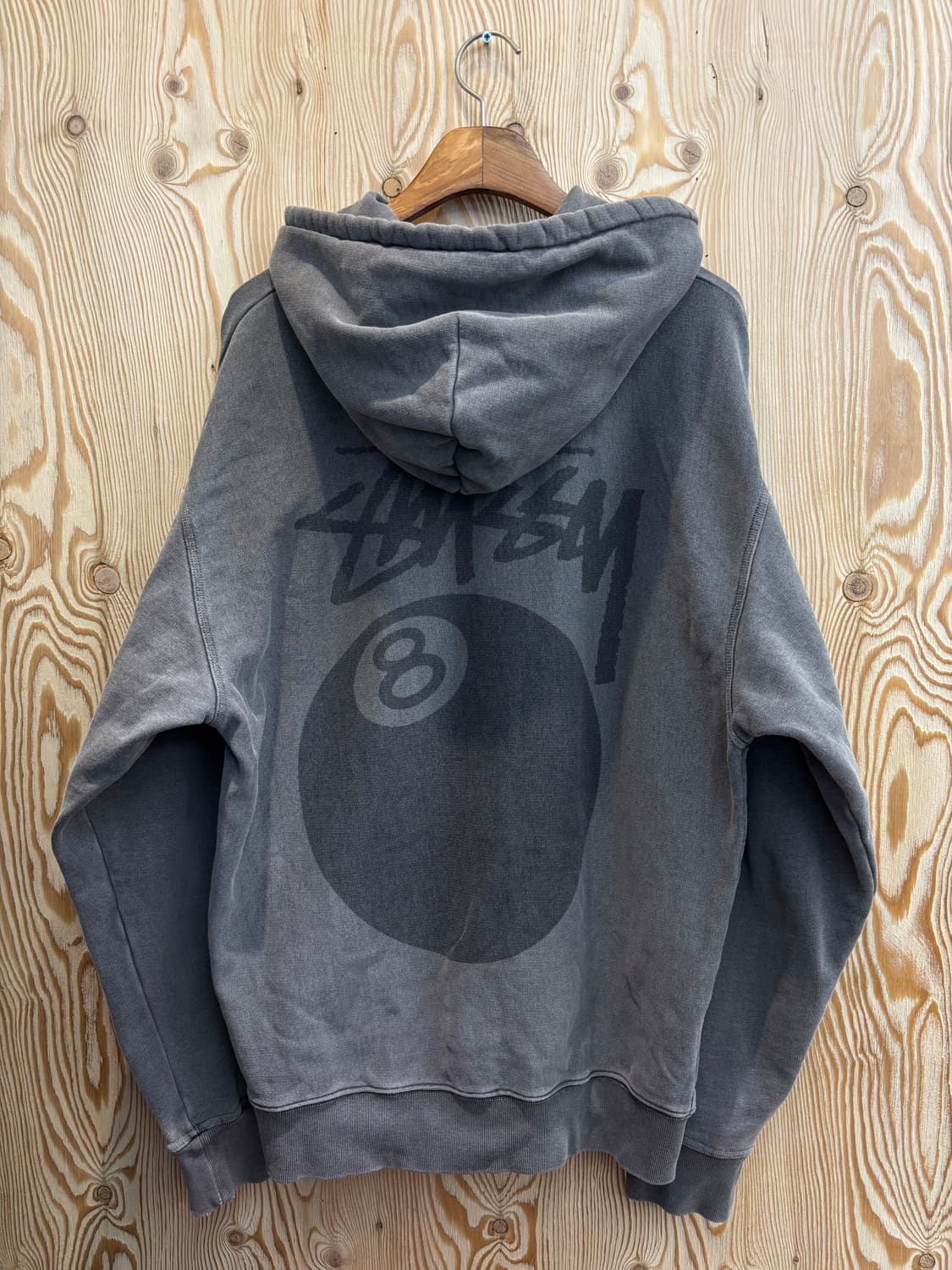 스투시 에잇볼 피그먼트다잉 후드 상품이미지2