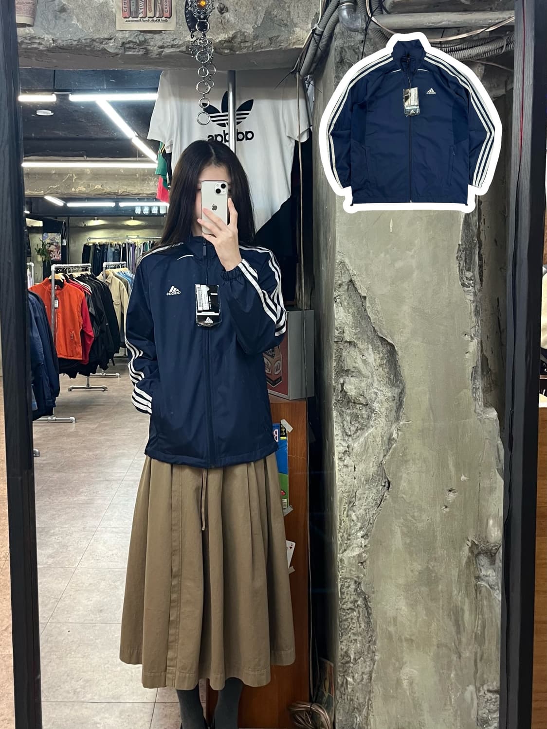 아디다스 바람막이 네이비 80 #csz2872 상품이미지1