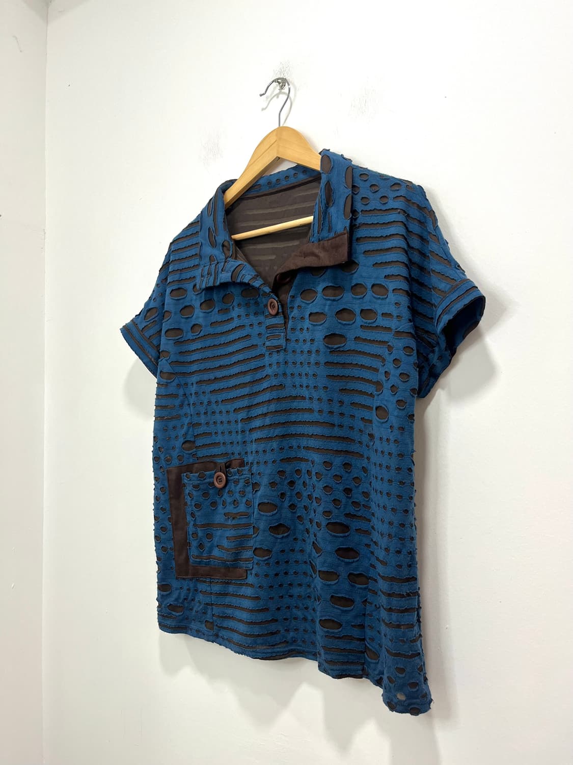 일본 빈티지 그런지 무드 데미지 반팔 티셔츠 상품이미지2