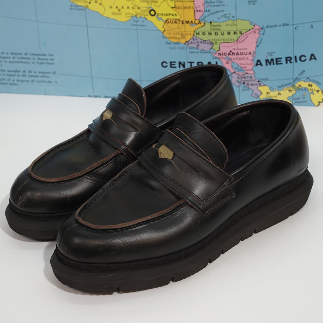 사카이 레더 더블 페니로퍼 상품이미지1