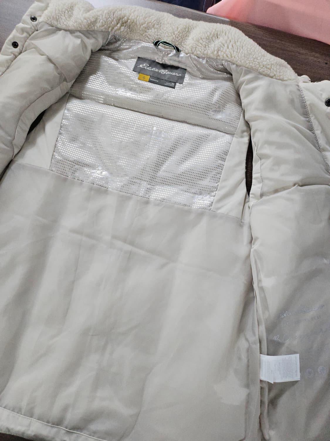 에디바우어 쉐르파 여성 패딩조끼  XS  미사용 상품이미지3