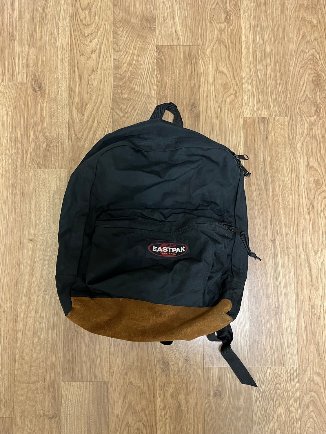 90s eastpak 이스트백 레더 백팩 made in usa 상품이미지1