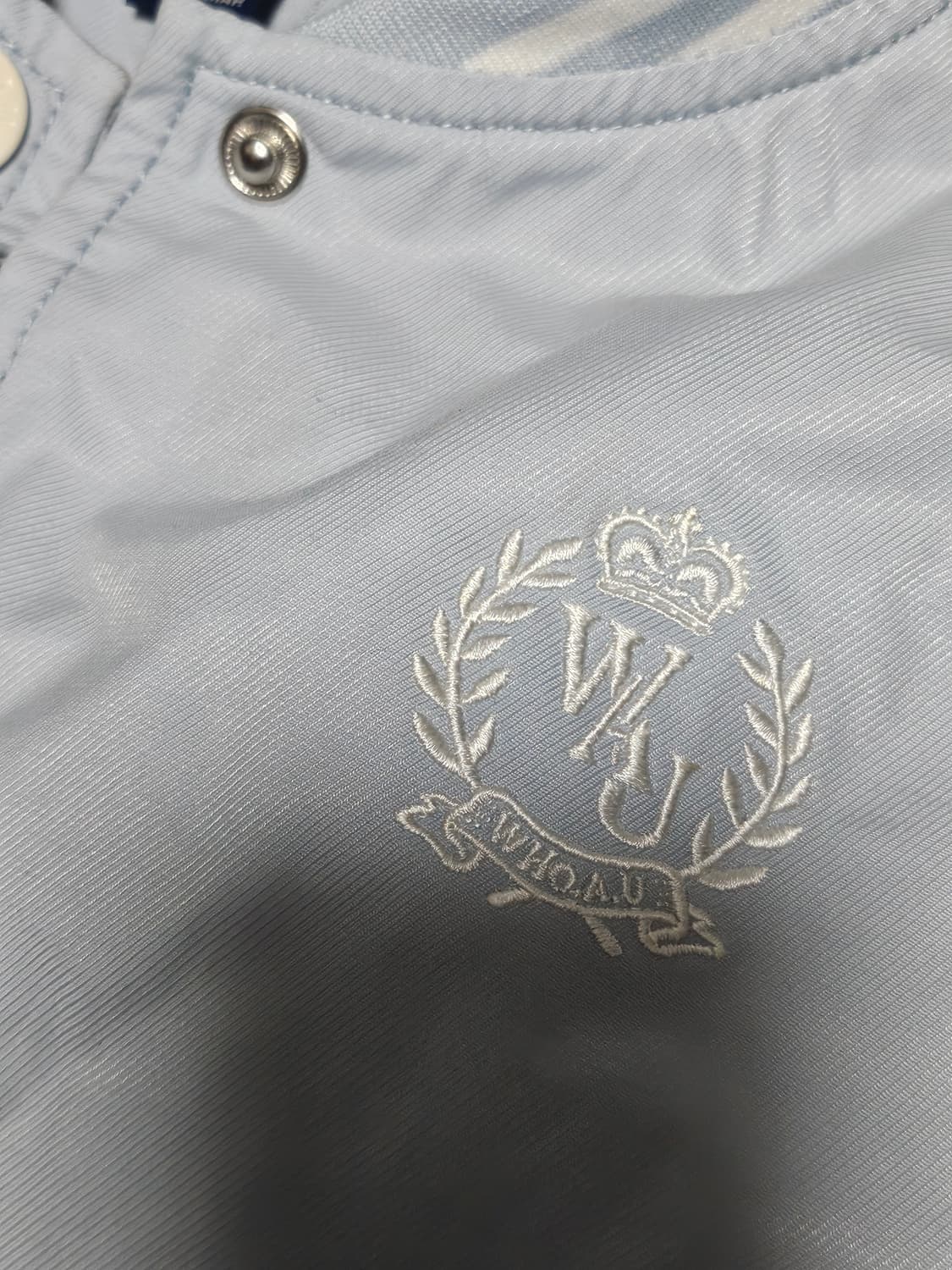 후아유 y2k 핀터깔 바시티 자켓 S 상품이미지3