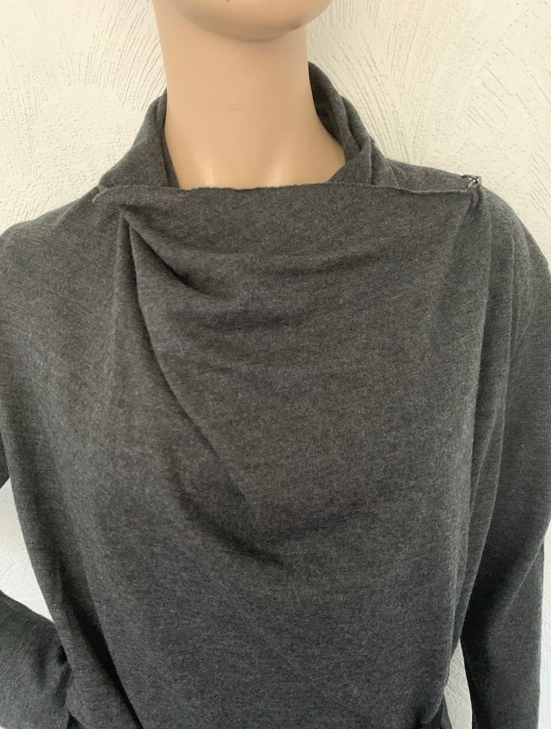 Sonar draped wool cardigan 상품이미지4