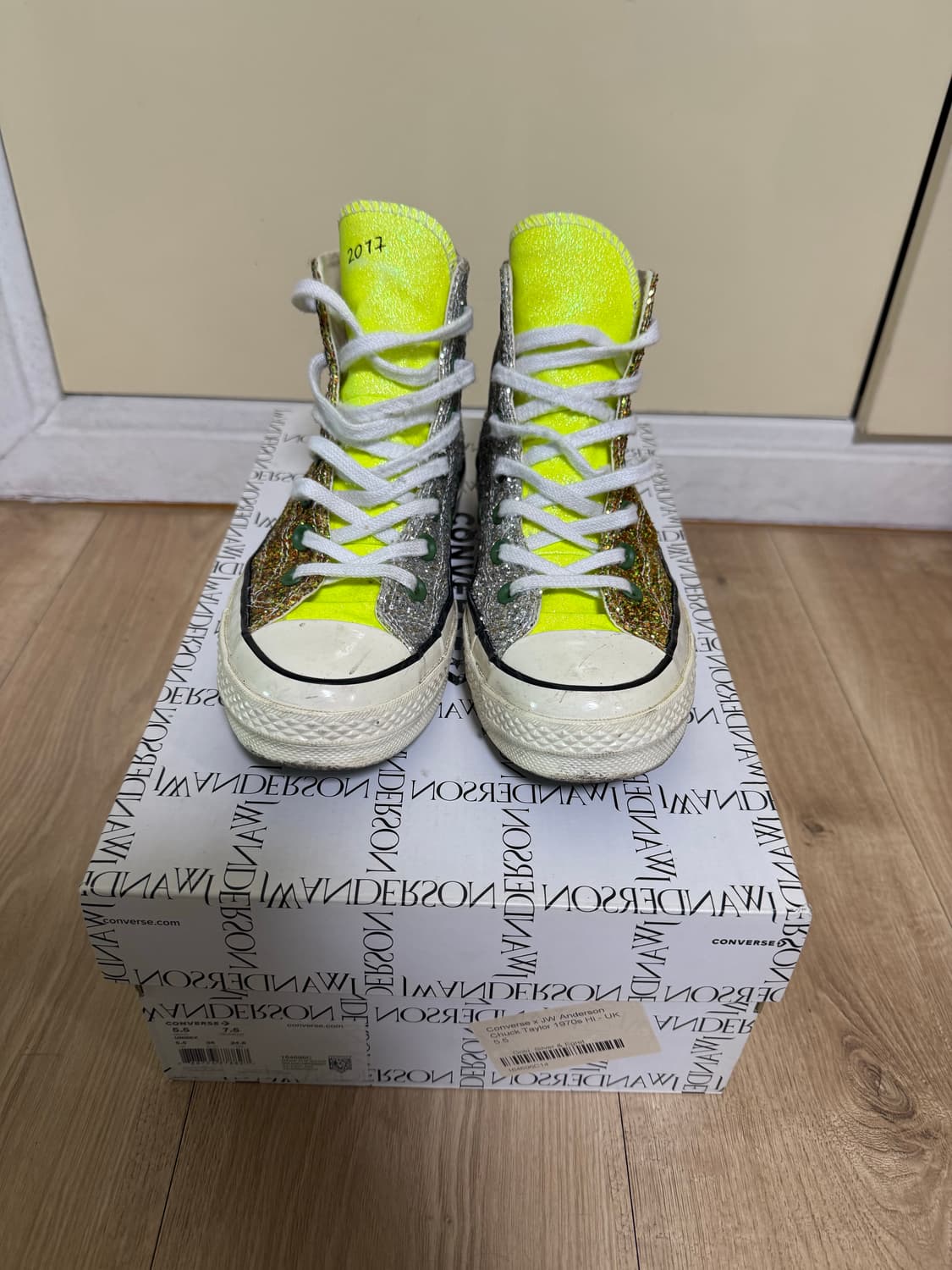 JW앤더슨 x 컨버스 척 하이 글리터 245 상품이미지5