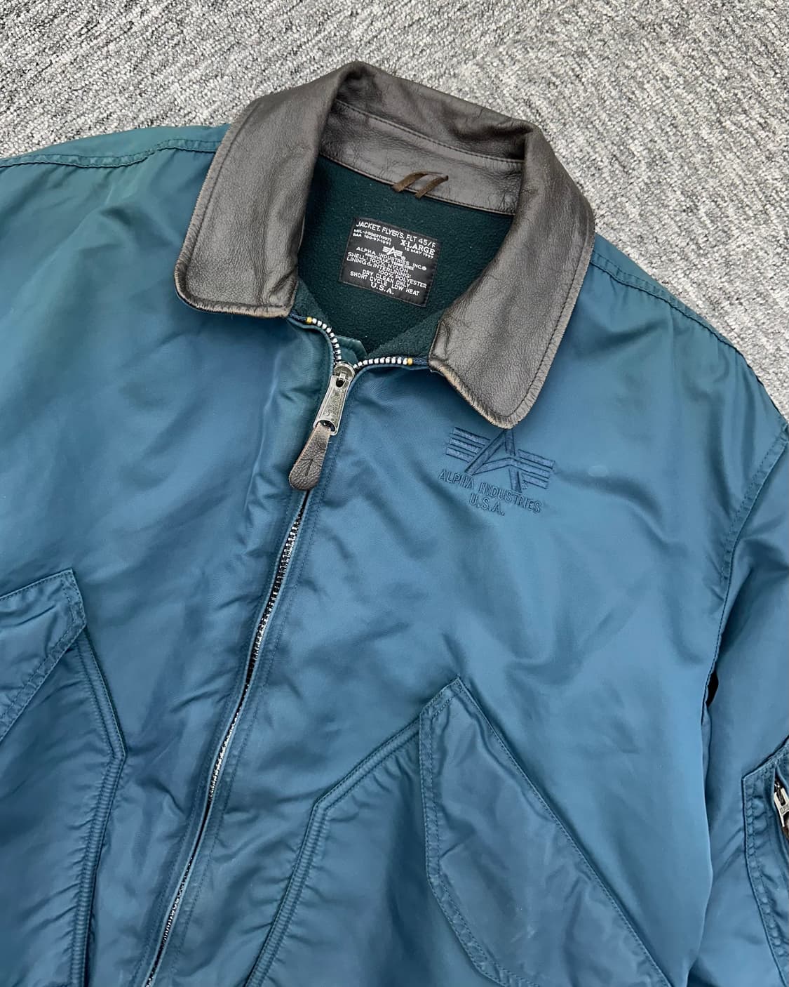 (XL)90'S ALPHA FLT-45F 항공점퍼-M904 상품이미지2