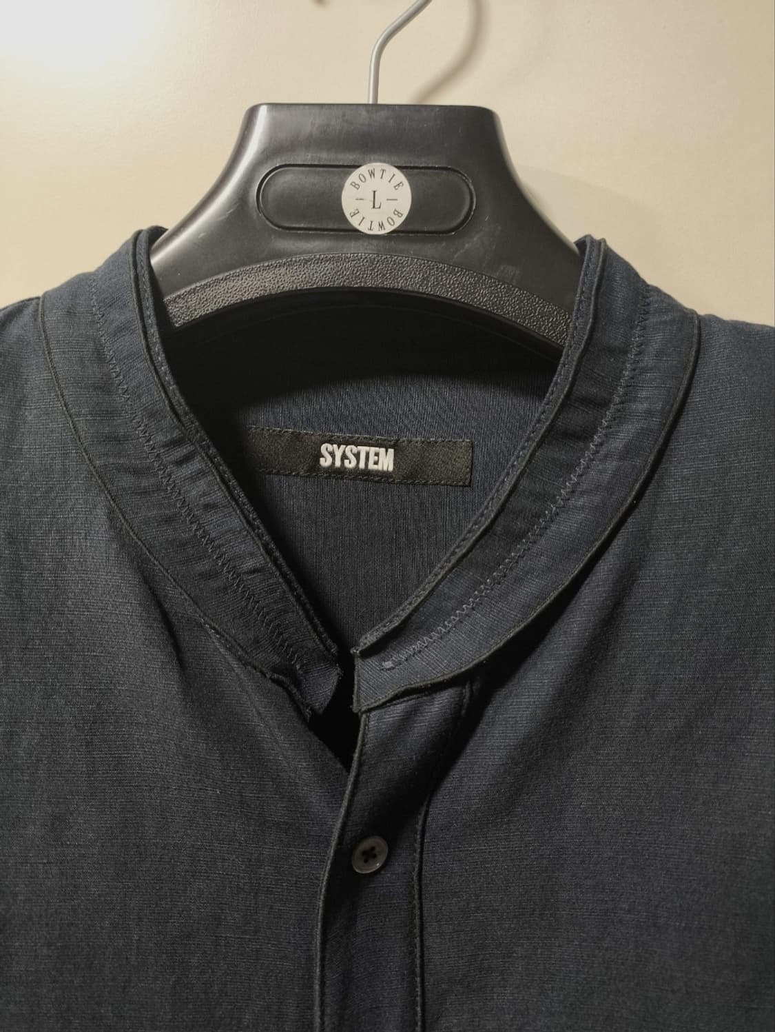 95 시스템 레이온 마 밴드 만다린 카라 셔츠 상품이미지5