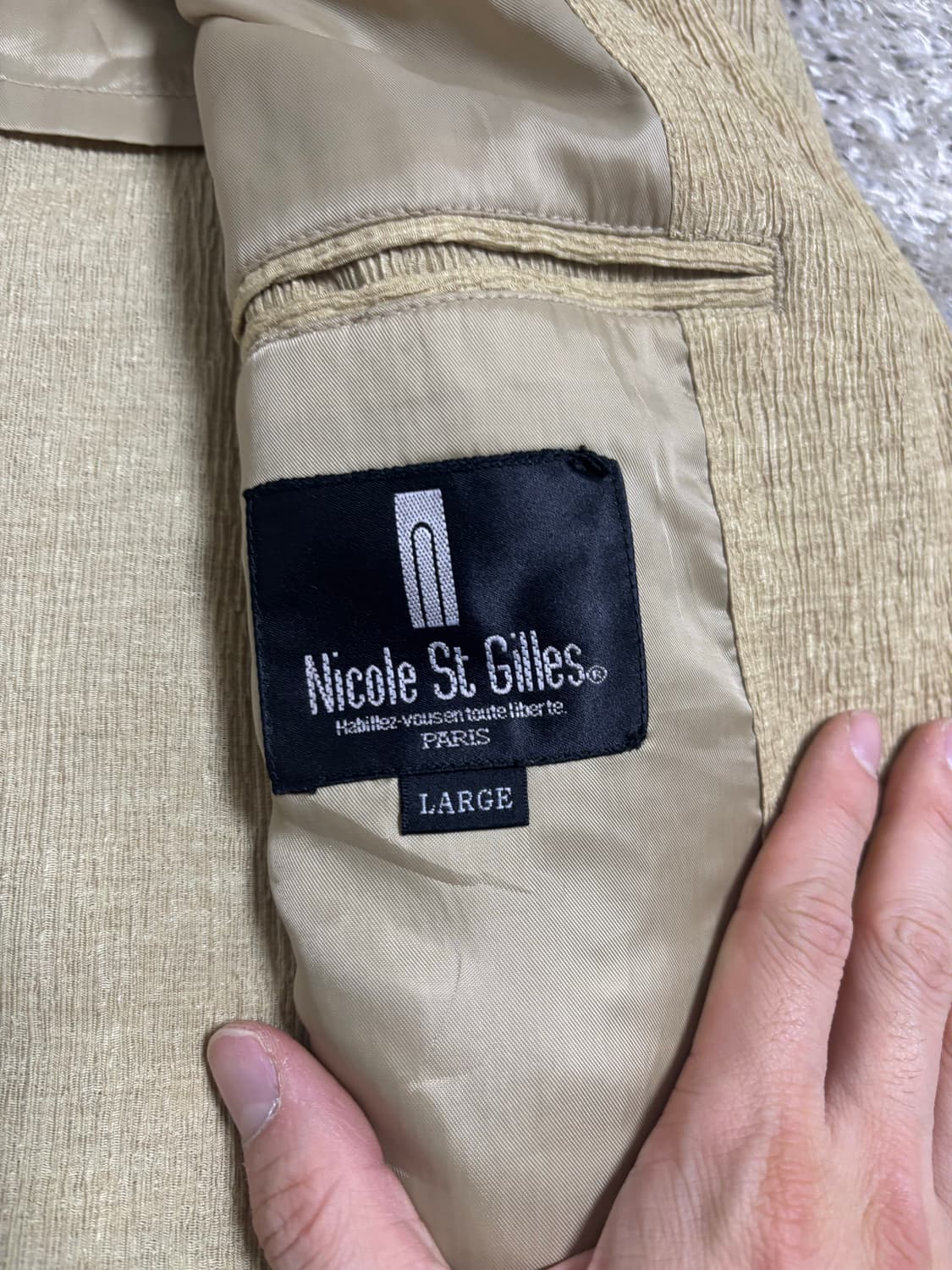 일본판 니콜생지르 블레이저 사이즈 105 상품이미지3