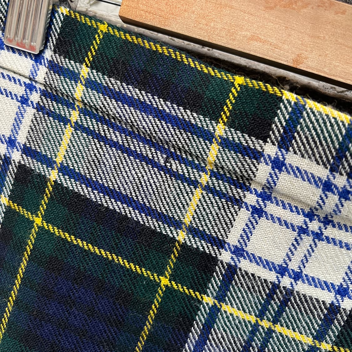 빈티지 퓨어울 플리츠 랩스커트 상품이미지7