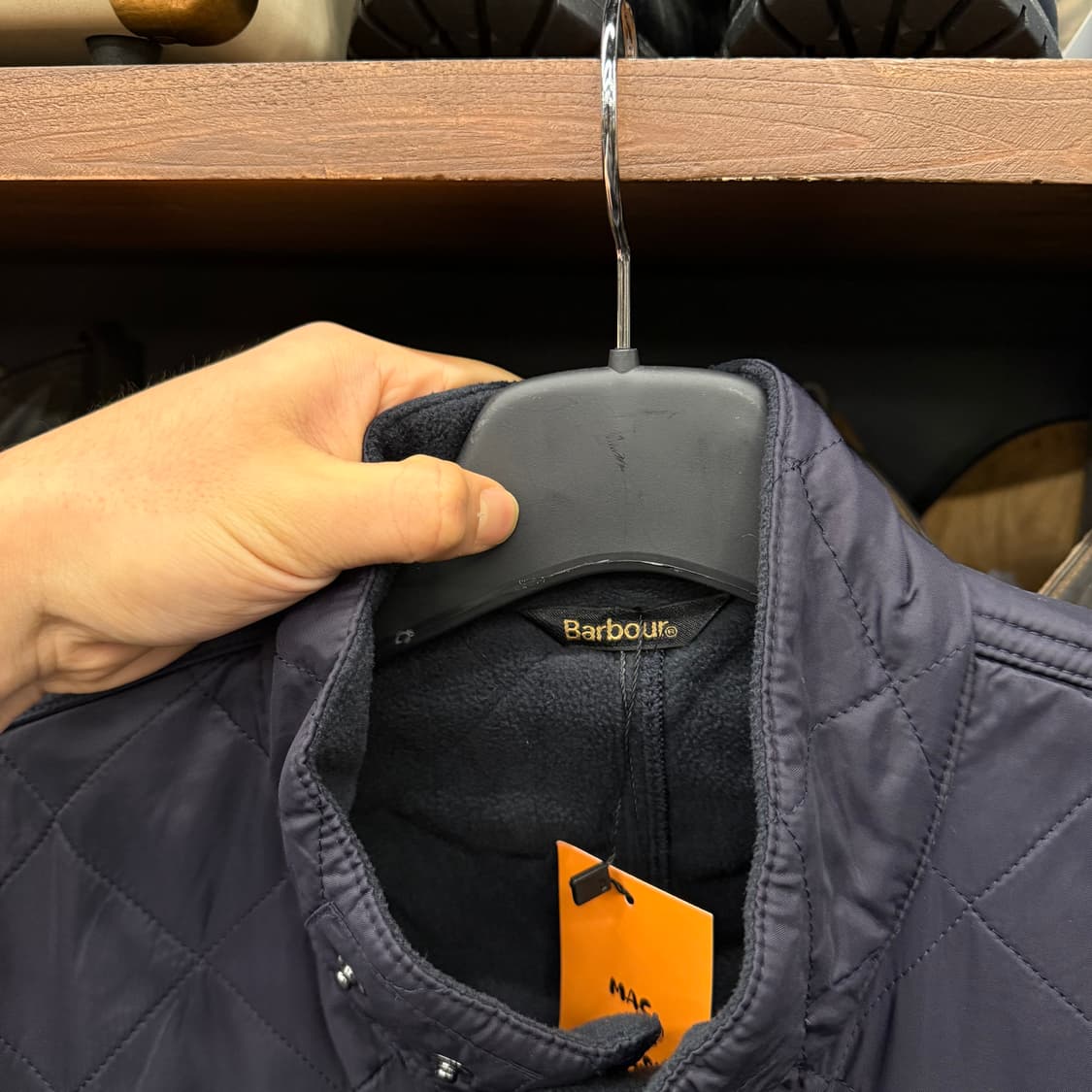 바버 인터네셔널 아리엘 폴라 퀼팅 자켓 상품이미지6