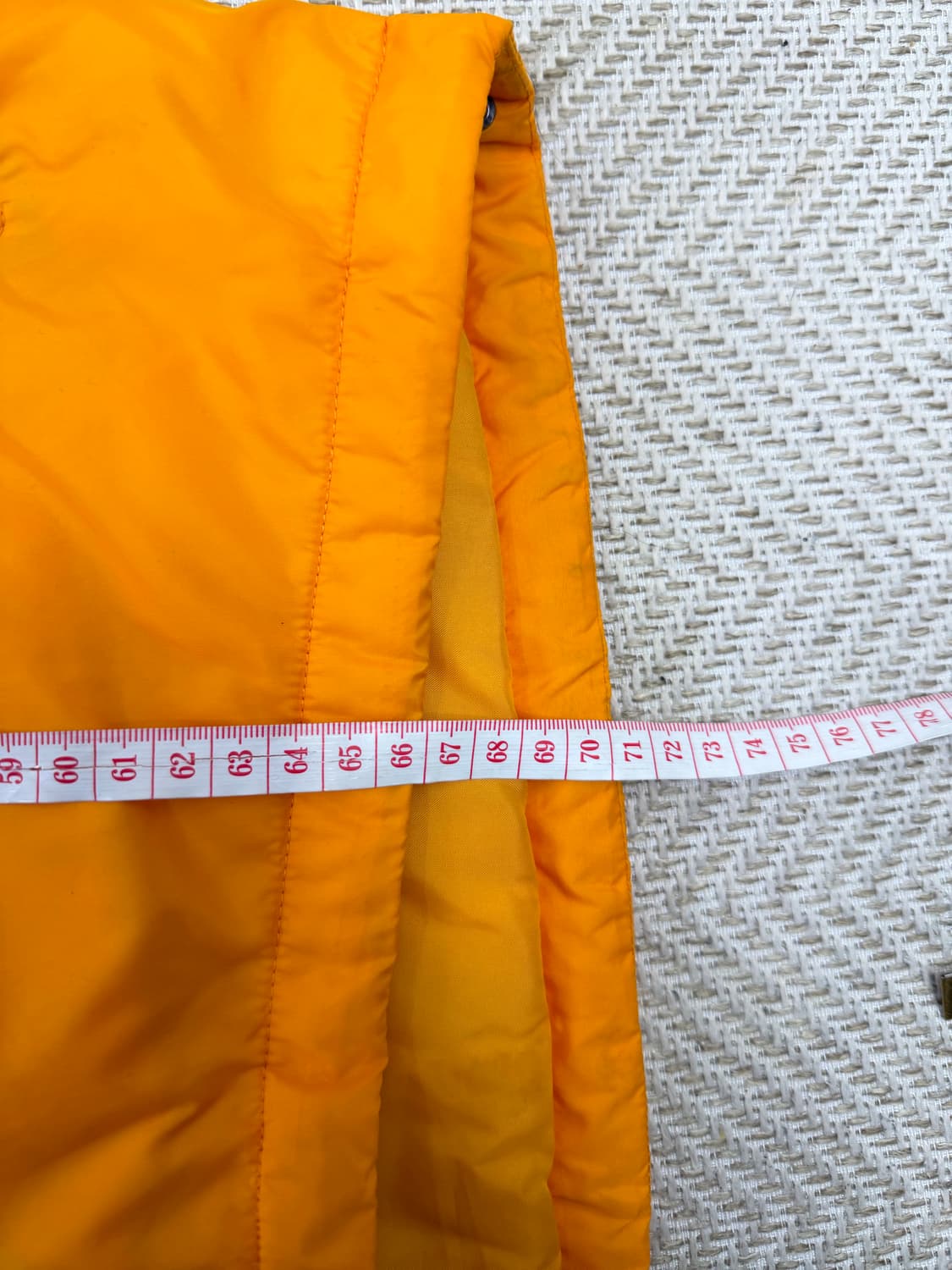 정품) 노스페이스 옐로우 경량패딩 100 상품이미지9