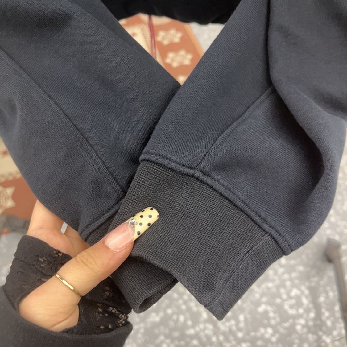 나이키 올드스쿨 스트릿 힙합 크롭 후드티 M C09729 상품이미지7