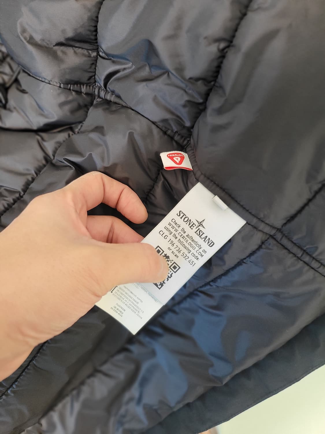 XL 스톤아일랜드 프리마로프트 패딩 코트  상품이미지7