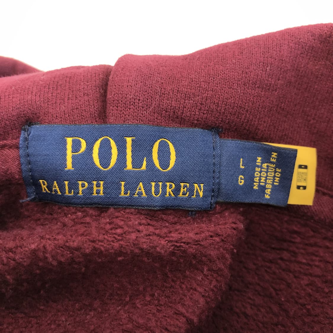 폴로 랄프로렌 QR 백화점판 플리스 앤도버 헤버 후드 L  상품이미지5