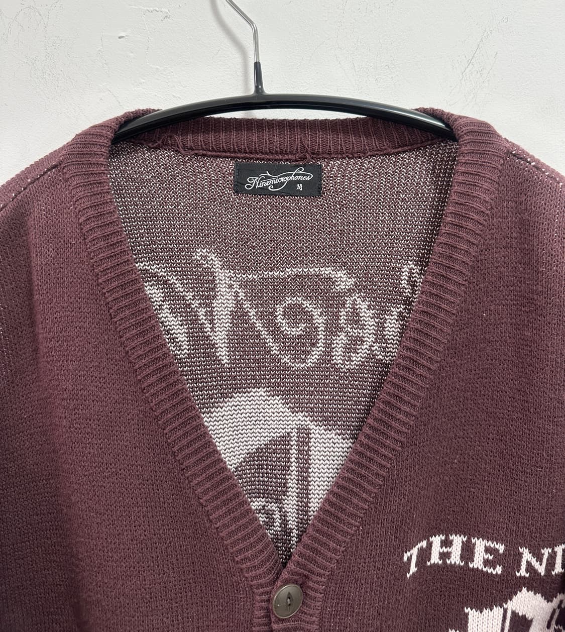 NINE MICROPHONES cross detail cardigan  상품이미지6