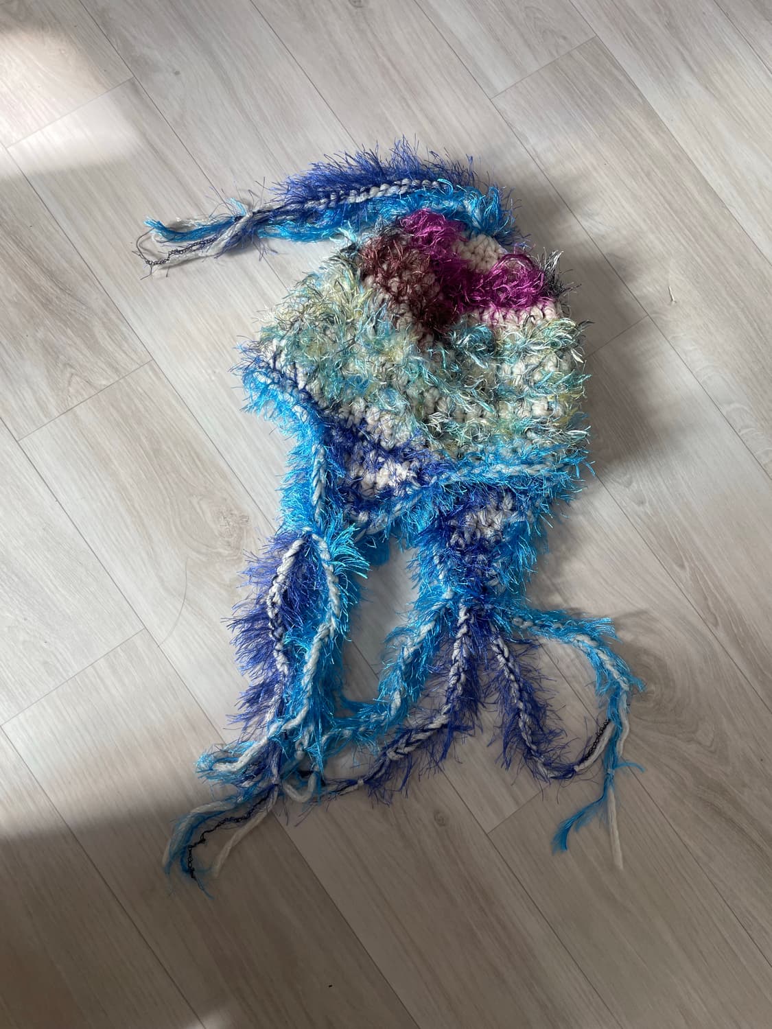 핸드메이드 니트 이어커프 비니 모자 상품이미지2