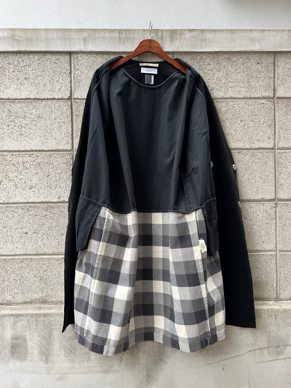 FACETASM BLACK CORDUROY 파세타즘 코듀로이 체크코트 상품이미지9