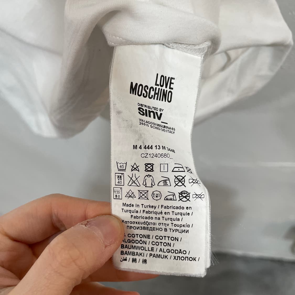 모스키노 타이거 프린팅 반팔티 상품이미지7