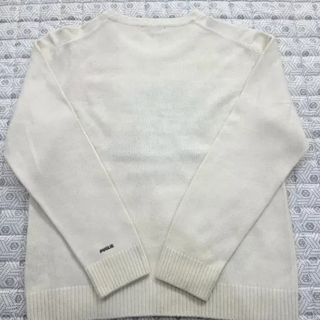 맨온더분 아이보리 울 니트 100 상품이미지8