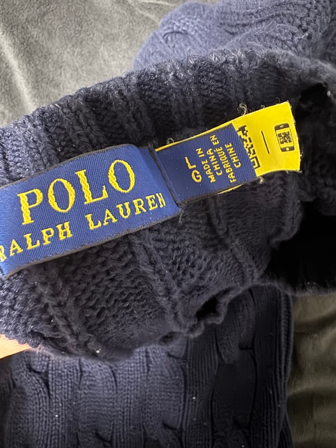 폴로 랄프로렌 니트 네이비 L 상품이미지3
